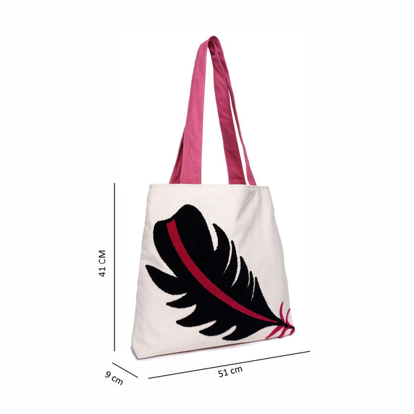ASTRID Natural  Cotton Canvas  shoulder bag