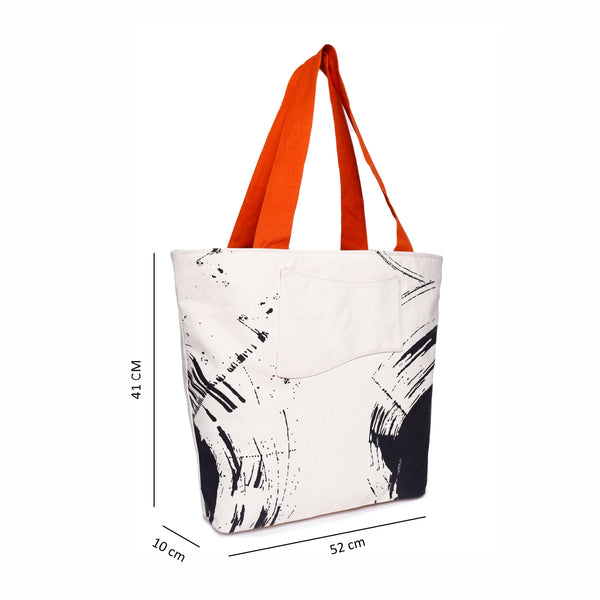 ASTRID Natural  Cotton Canvas  shoulder bag