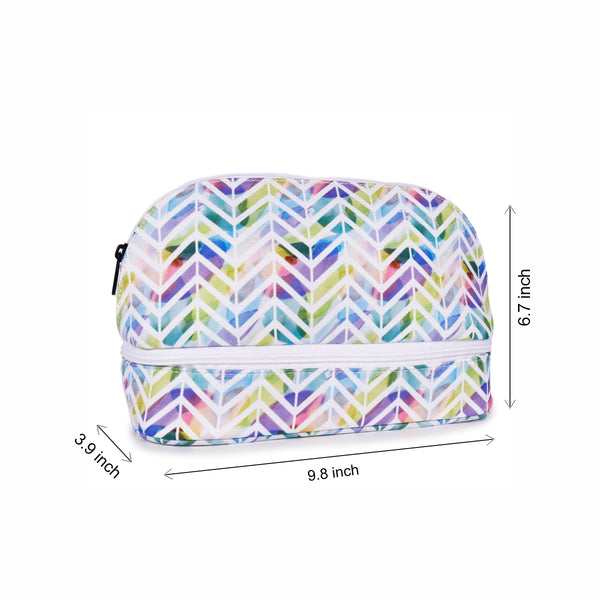 ASTRID Multi colour  Polyester Makeup/Travel Pouch