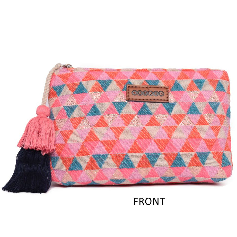 "ASTRID MULTI DHURRY  MAKE UP POUCH/KIT SMALL SIZE