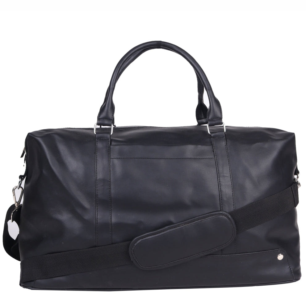 ASTRID PU BLACK COLOR LUGUAGE BAG MEDIUM SIZE