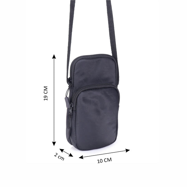 ASTRID High Quality  Polyester Fabric Material  Mobile Sling  Bag.