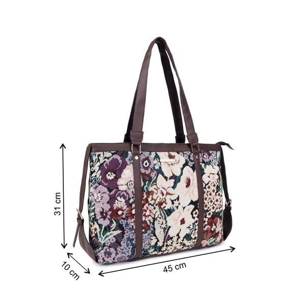 ASTRID Multi Color Tote Bags With PVC  Handle