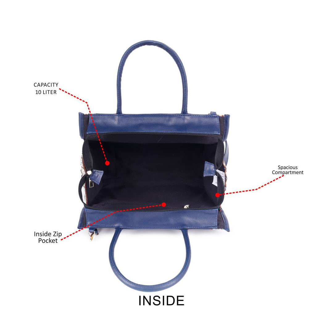 ASTRID Striped Multicompartment Bag – Lightweight, Biodegradable & Everyday Chic - View #6