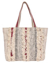 ASTRID Natural Color Shopper Bags With Webbing  Handle