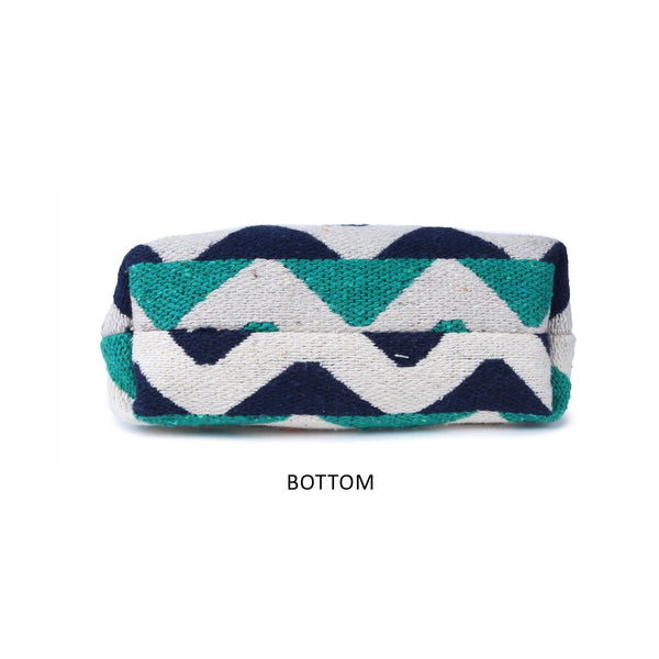 ASTRID Multi  Colour  Dhurry  Fabric Cross body Sling/Travel Pouch With rope Handle