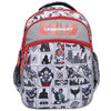 ASTRID Gray /Red Color Print  Back Pack