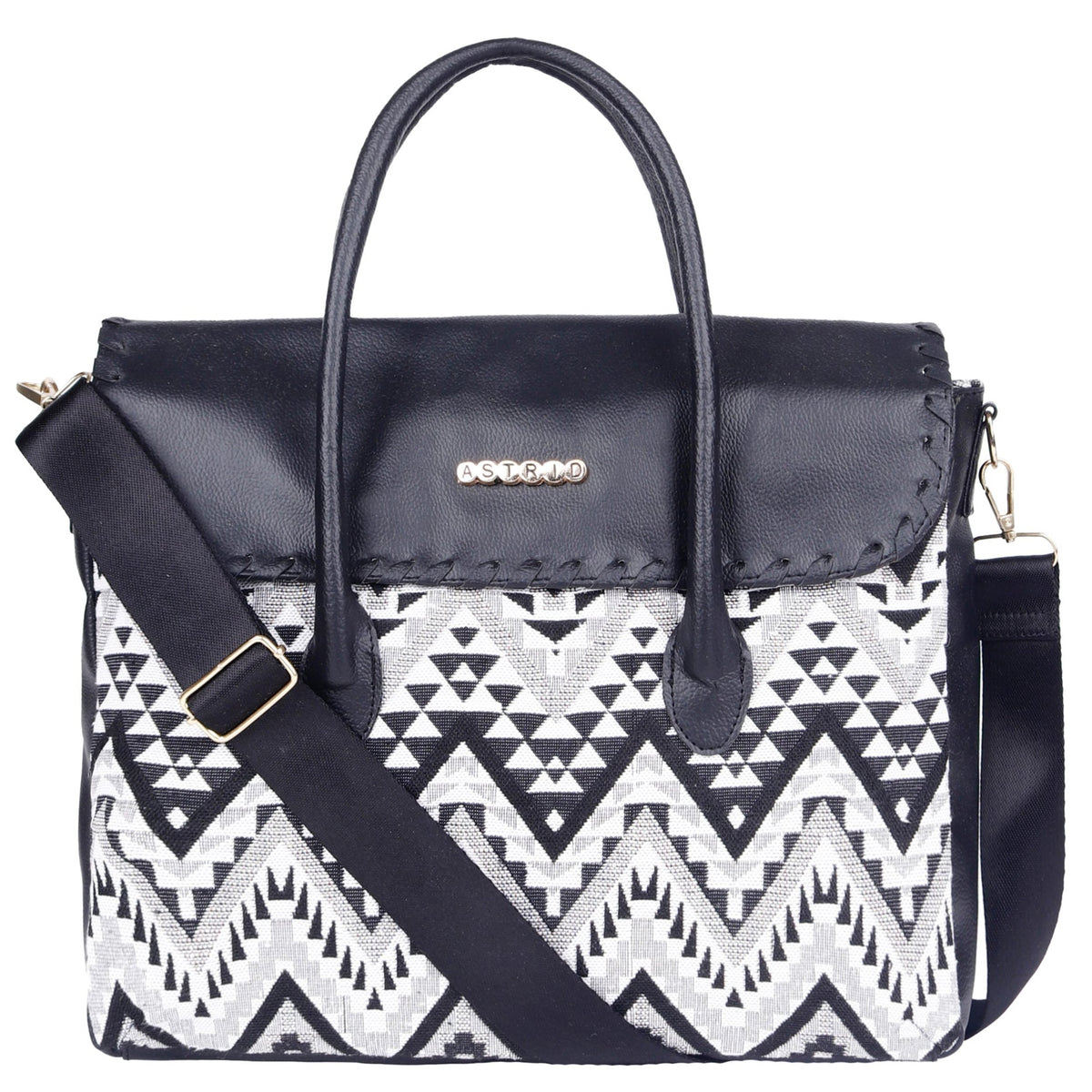 ASTRID Multi Color Laptop Bag With PVC Flap ,PVC Carry Handle ,With De ...