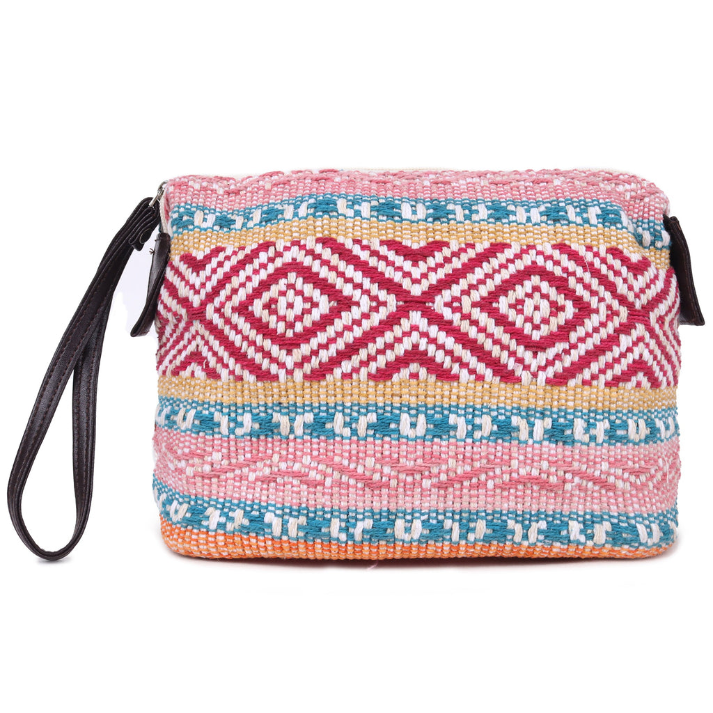 "ASTRID MULTI DHURRY  MAKE UP POUCH/KIT SMALL SIZE