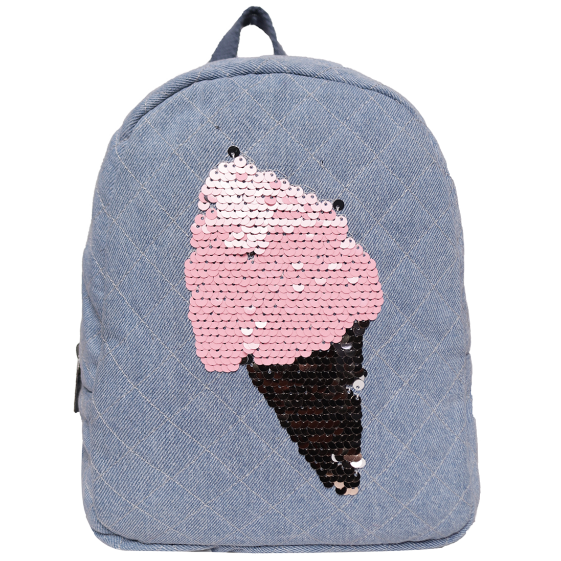 Washed Denim Girls Kids Backpack Small Size