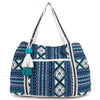 ASTRID Multi Color Tote Bags With Webbing  Handle Highlighted with PomPom lace,Beautiful Hanging Tassel