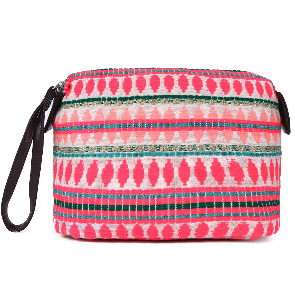 "ASTRID MULTI DHURRY  MAKE UP POUCH/KIT SMALL SIZE