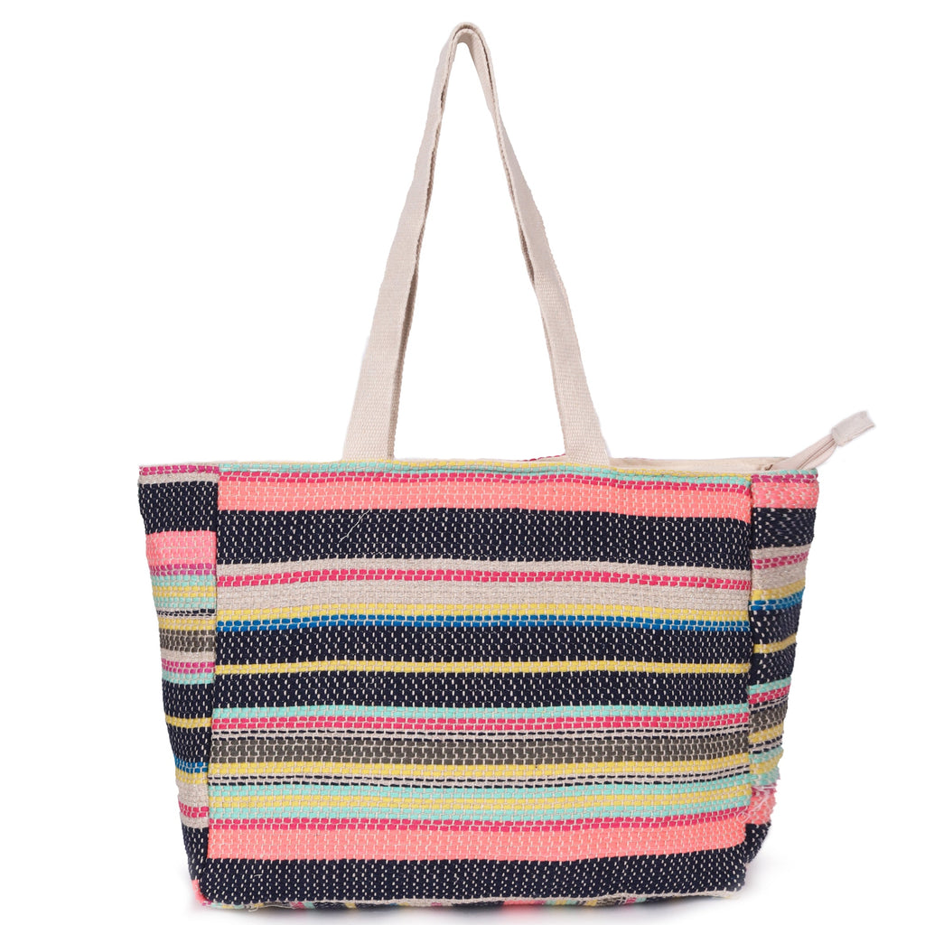 ASTRID Multi Color Tote Bags With webbing Handle