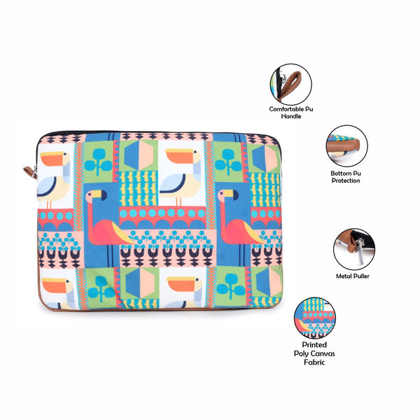 ASTRID Multi Color  Sleeve Laptop Bag