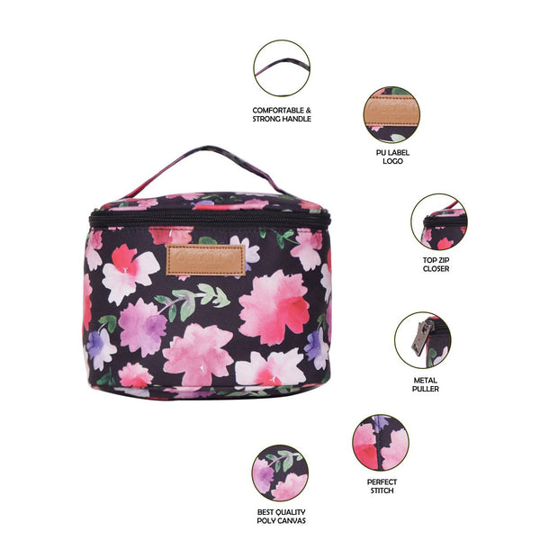 Top  Zip Dome Makeup Bag