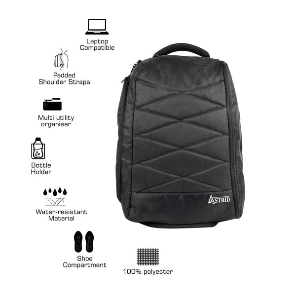 Black  Backpack Large Size