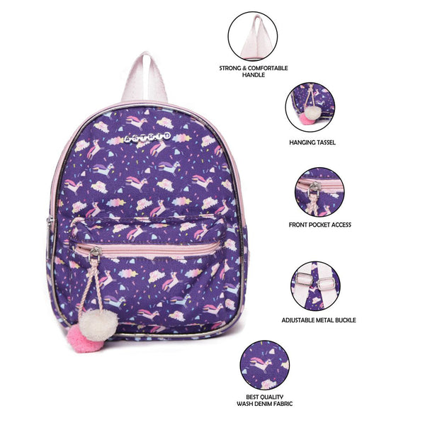 Navy Girls / Kids Backpack Small Size