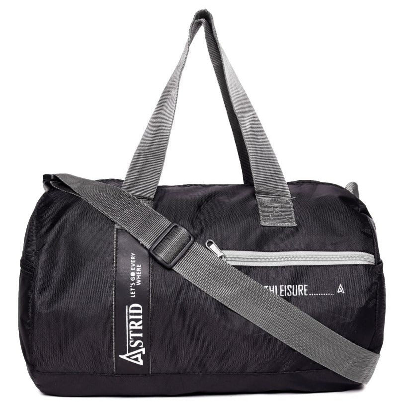 Black Travel Duffle,Gym Bag Medium Size
