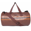 Pu Duffle Bag With Nylon Webbing Shoulder Handle