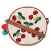 Natural Geometric Woven Crossbody Sling/Roung Sling Bag