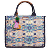Multi Color Shopper Bags With Pu Or Canvas Handle