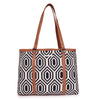 Multi Color Shopper Bags With Pu Handle