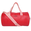 Pu Duffle Bag With  Webbing Shoulder Handle