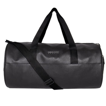 Pu Duffle Bag With Nylon Webbing Shoulder Handle