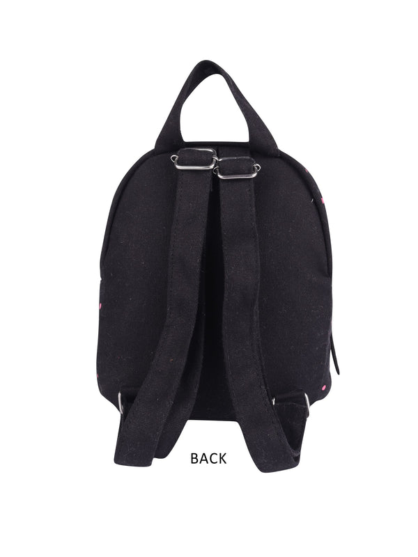 Black Womens / Kids Backpack Small Size