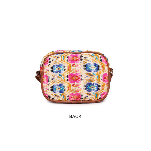 Astrid Women Muti Color Jacquard Sling Bag Medium Size