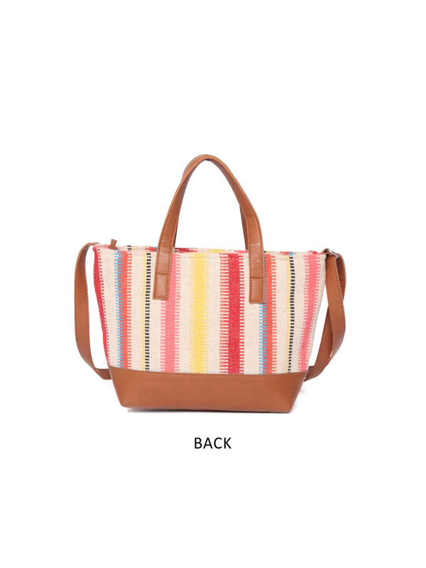 Multi Color Sling Bag With  Pu Strap