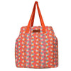 Orange Diamond Shopper Bag