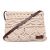 Natural Macrame Crossbody Sling Bag